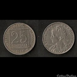 25 Centimes Patey 1903