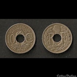 10 Cts Lindauer 1924 Poissy