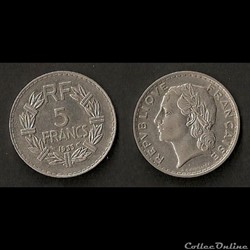 5 Francs Lavrillier 1933