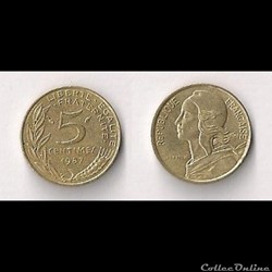 5 Cts Marianne 1987