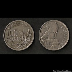 100 Francs Cochet 1954