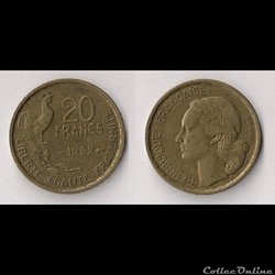 20 Francs G.Guiraud 1952