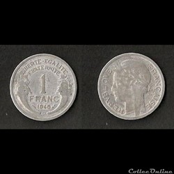 1 Franc Morlon Alu 1945 C