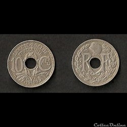 10 Cts Lindauer Maillechort .1939.