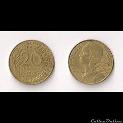 20 Cts Marianne 1975