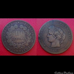 10 Cts Cérès 1896 A