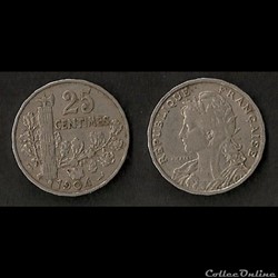 25 Centimes Patey 1904