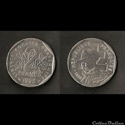 2 Francs Jean Moulin 1993