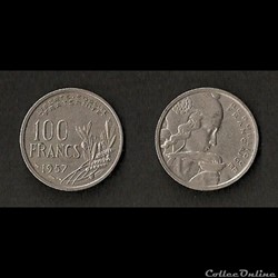 100 Francs Cochet 1957 B