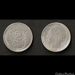 2 Francs Morlon Aluminium 1947