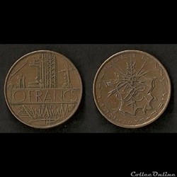 10 Francs Mathieu 1975 (Tranche A)