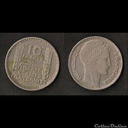 10 Francs Turin 1945