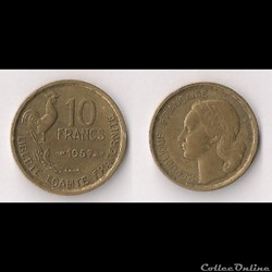10 Francs Guiraud 1957