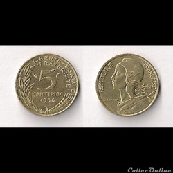 5 Cts Marianne 1988