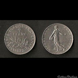 1 Franc Semeuse 1975