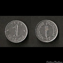 1 Centime Épi 1963