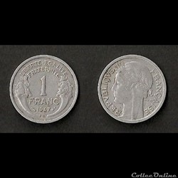 1 Franc Morlon Alu 1947 B