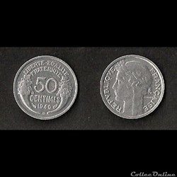 50 Cts Morlon Alu 1946 B