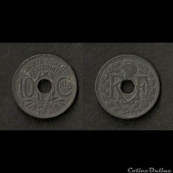 10 Cts Lindauer Zinc 1941