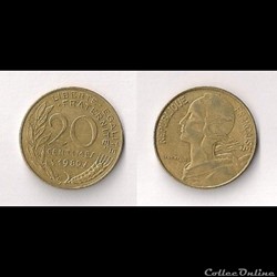 20 Cts Marianne 1980