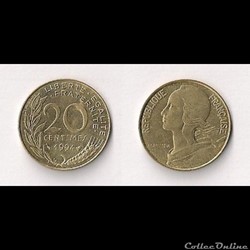 20 Cts Marianne 1994 Abeille