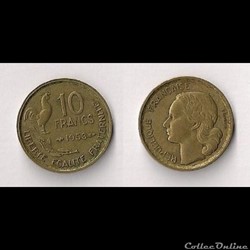 10 Francs Guiraud 1953
