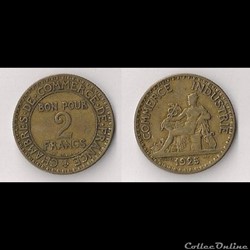 2 Francs Chambres de Commerce 1925