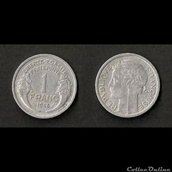 1 Franc Morlon Alu 1948