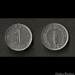 1 Centime Épi 1965