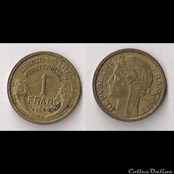 1 Franc Morlon Bronze/Alu 1940