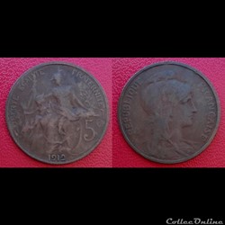 5 Cts Daniel-Dupuis 1912