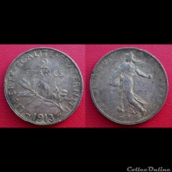 2 Francs Semeuse 1913