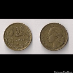 50 Francs Guiraud 1953
