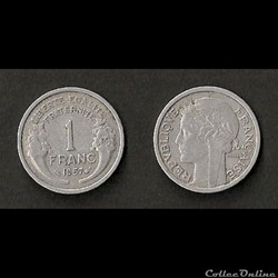 1 Franc Morlon Alu 1957