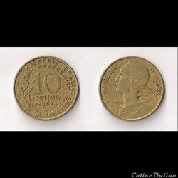 10 Cts Marianne 1967