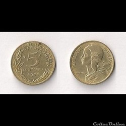 5 Cts Marianne 1977