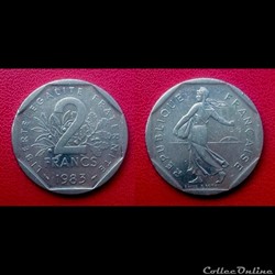 2 Francs Semeuse 1983
