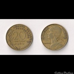 20 Cts Marianne 1964