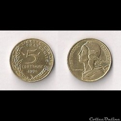 5 Cts Marianne 1991