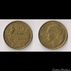 20 Francs G.Guiraud 1953