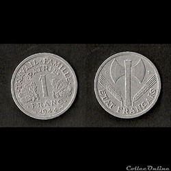 1 Franc Francisque 1944 C