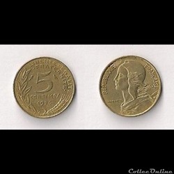 5 Cts Marianne 1974