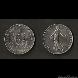 1 Franc Semeuse 1999