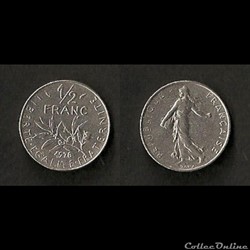 1/2 Franc Semeuse 1978