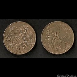10 Francs François Rude 1984 (Tranche A)
