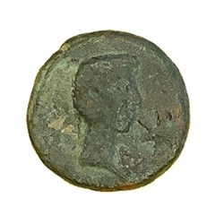 Augustus bronze provincial coin