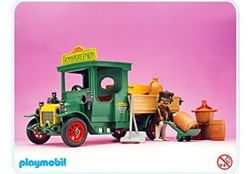 Le Camion De Livraison Vert Complet Sans Boite 5640 Playmobil n°53