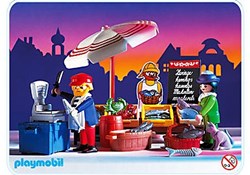 Le Marchand De Poisson Complet En Boite Ouverte  5342 Playmobil n°24