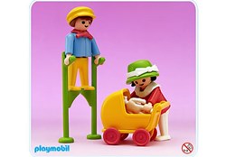 Enfant Avec Echasse Complet Avec BOITE NEUF 5403 Playmobil n°54012