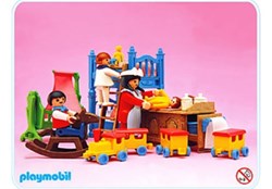Chambre Des Enfants Et Nurse Complet Sans Boite 5311 Playmobil n°14